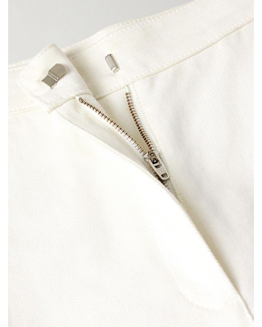 FFORME White Strider High-Rise Wide-Leg Jeans