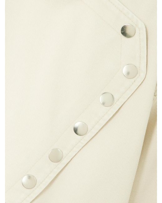 Isabel Marant Natural Tess Studded Denim Shirt