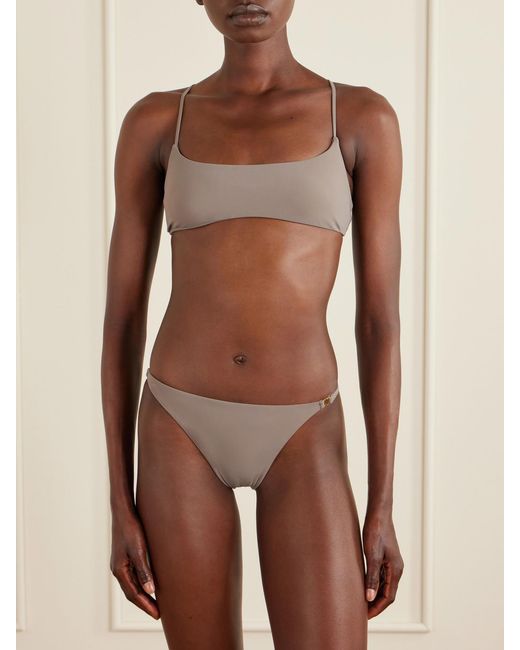 Kiki de Montparnasse Natural Athletic Bikini Top