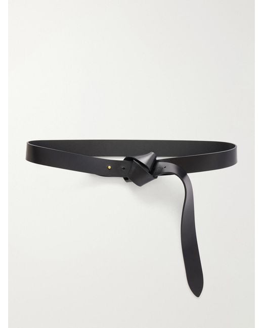 Isabel Marant Black Lassio Leather Belt