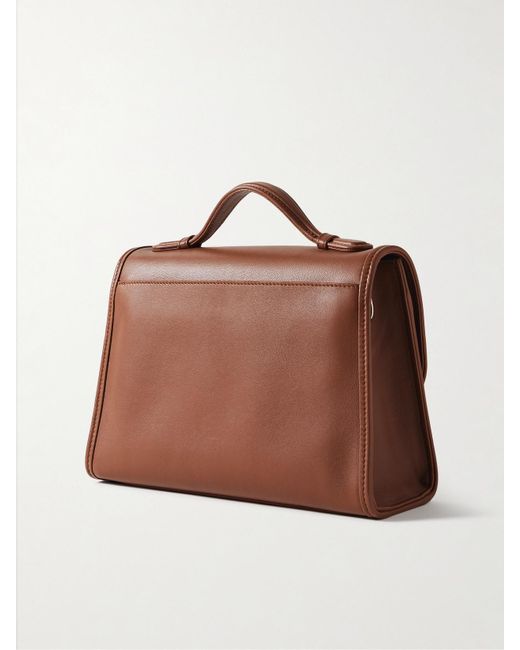 Gabriela Hearst Brown Leonora Mittelgroße Tote Aus Leder