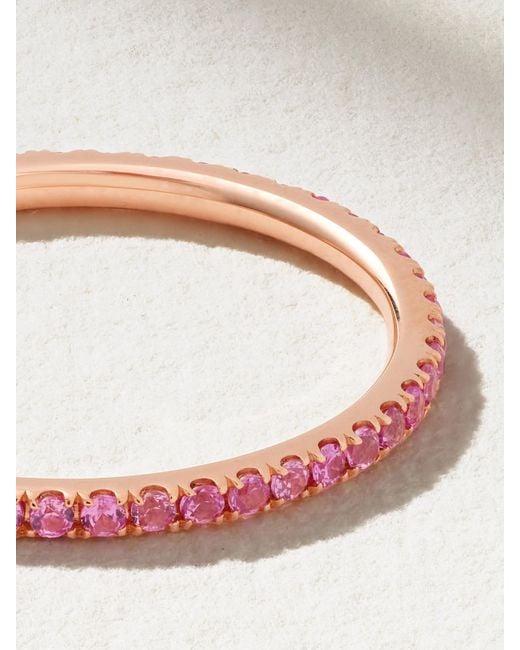 Ileana Makri Pink Thread 18-Karat Rose Sapphire Ring
