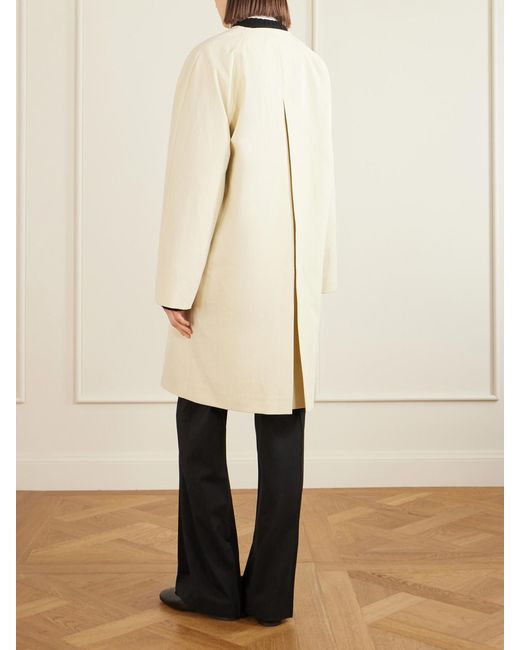 Loulou de Saison Natural Merill Cotton-Gabardine Coat