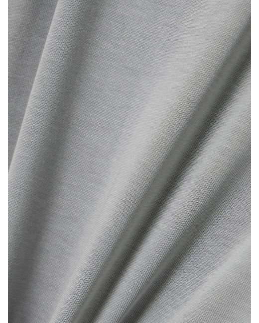 CDLP Gray Tencel Lyocell And Cotton-Blend T-Shirt