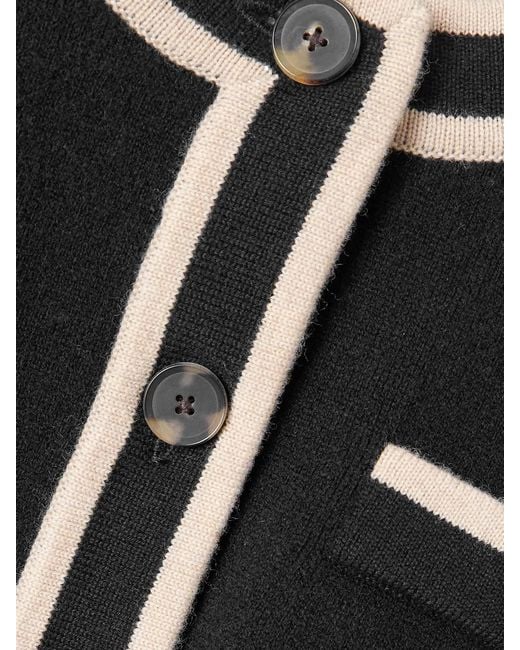 Tory Burch Black Kendra Wool-Blend Jacket