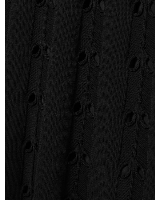 Zimmermann Black Rhiannon Maxikleid Aus Pointelle-Strick