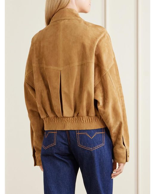 Versace Natural Suede Blouson Jacket