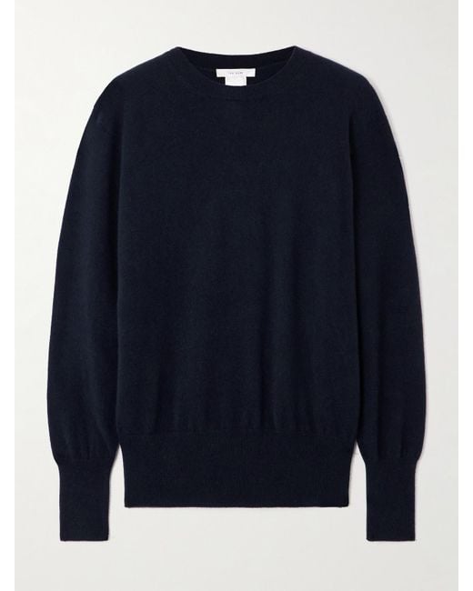 The Row Blue Leilani Pullover Aus Kaschmir