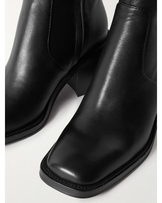 Loeffler Randall Black Net Sustain Nolan Leather Boots