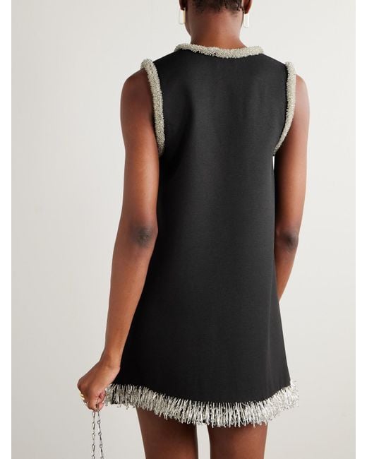 Mini-Robe En Crêpe À Ornements Darcy Jonathan Simkhai en coloris Black