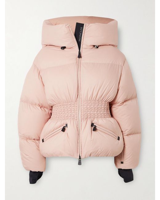 Moncler Pink Wollemi Quilted Down Ski Jacket