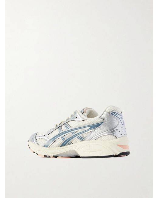 Asics Blue Gel-Kayano 14 Sneakers Aus Mesh Mit Gummi- Und Metallic-Besätzen