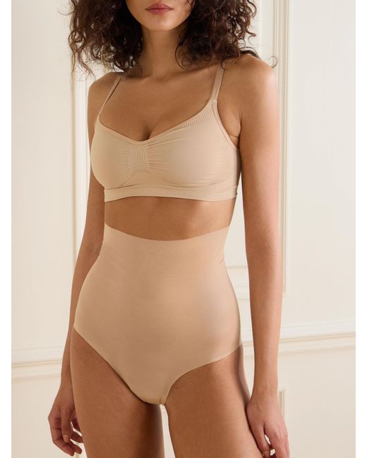 Commando Natural Featherlight Control Stretch-Jersey Briefs