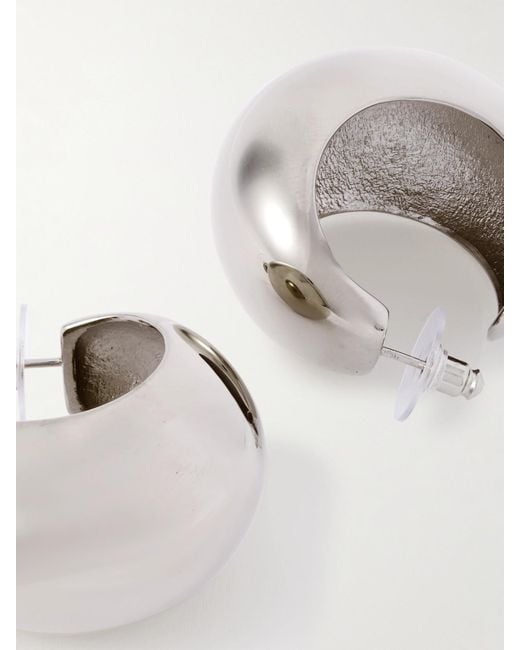 Isabel Marant Natural Tone Hoop Earrings