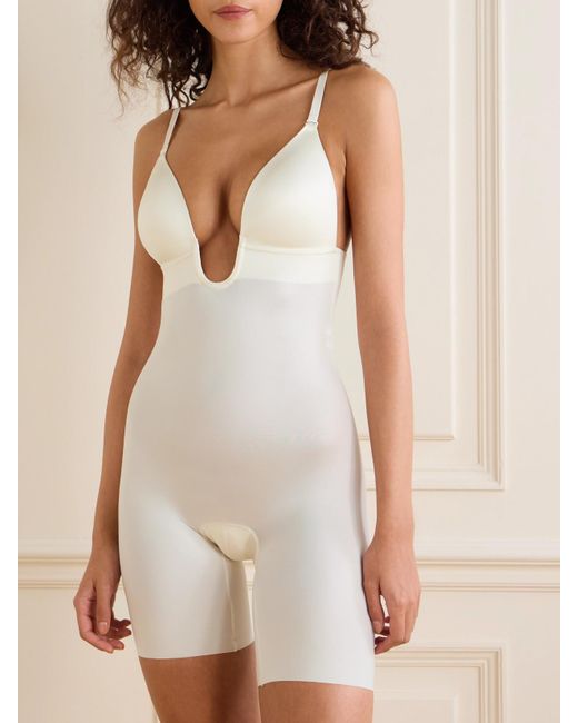Spanx White Shape Suit Your Fancy Body