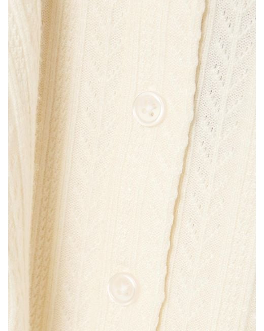 Cardigan En Mailles Pointelle Lira Veronica Beard en coloris Natural