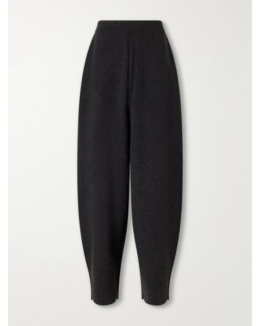 arch4 Black Hayden Milano Knitted Cashmere Tapered Pants