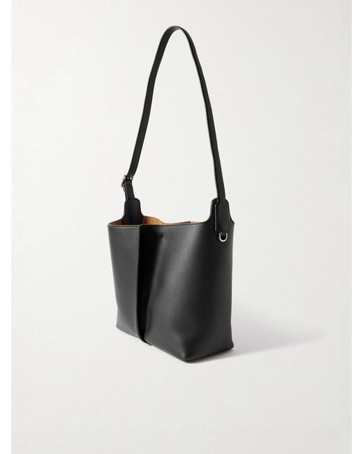 Loewe White Bilbao Medium Pleated Leather Shoulder Bag