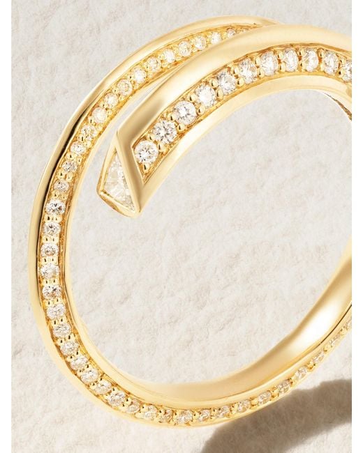 Sorellina Natural Ziggy Ring Aus 18 Karat Mit Diamanten