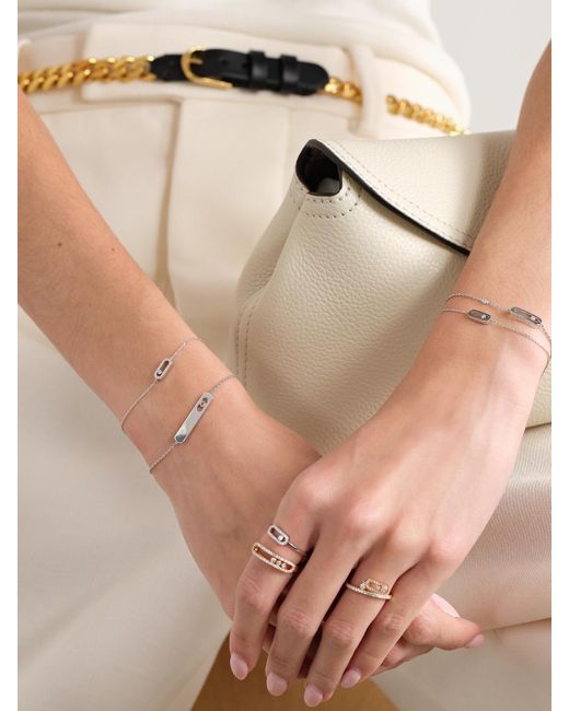 Messika Natural Move Uno 18-Karat Diamond Bracelet