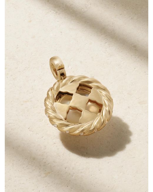 David Yurman Natural 18-Karat, Diamond And Pearl Pendant