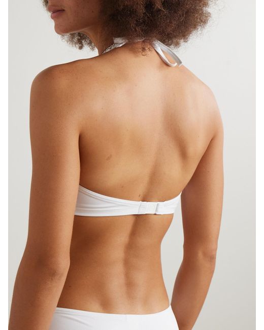 Eres White Les Essentiels Gang Triangel-Bikini-Oberteil