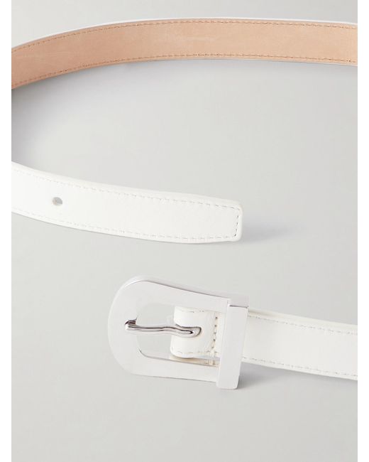 Gabriela Hearst White Marija Leather Belt