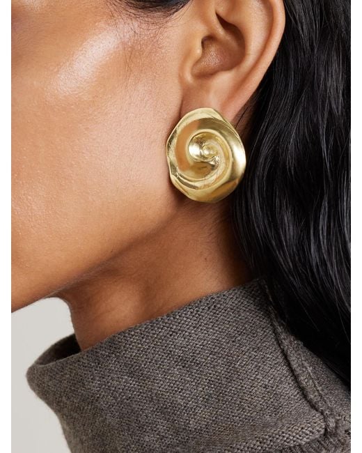 YSSO Metallic Cote-Plated Earrings