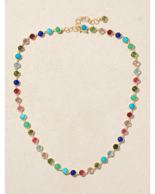 Irene Neuwirth Natural Classic Kette Aus 18 Karat Mit Mehreren Steinen