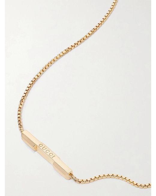Gucci Metallic Link To Love 18-Karat Necklace