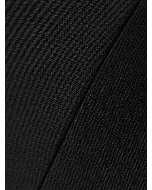 Salon 1884 Black Friuli Cropped Cotton And Silk-Blend Top