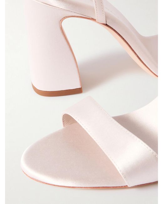 Loeffler Randall Natural Malia Satin Sandals