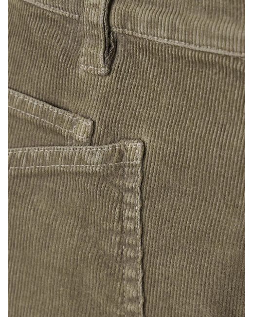 Nili Lotan Green Shon Cotton-Blend Corduroy Tapered Pants