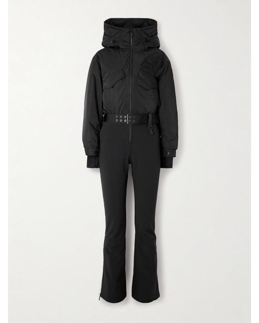 Moncler Black Belted Ski Suit