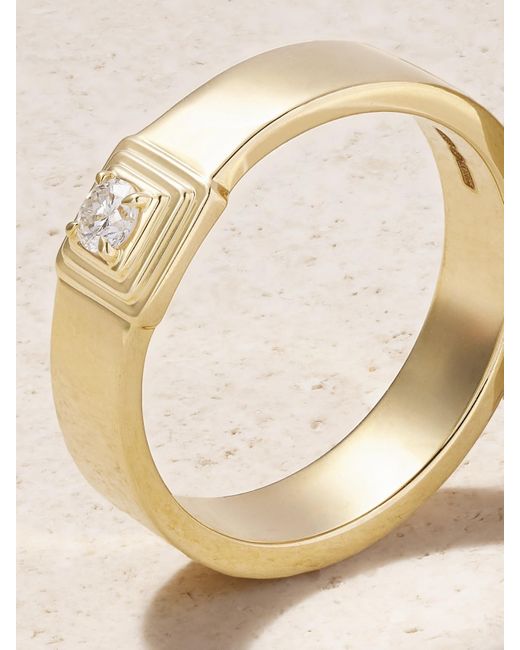 Bague En Or 10 Carats (416/1000) Et Diamant Beekman STONE AND STRAND en coloris Natural