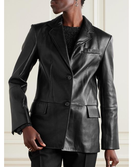 Proenza Schouler Black Hayes Leather Jacket