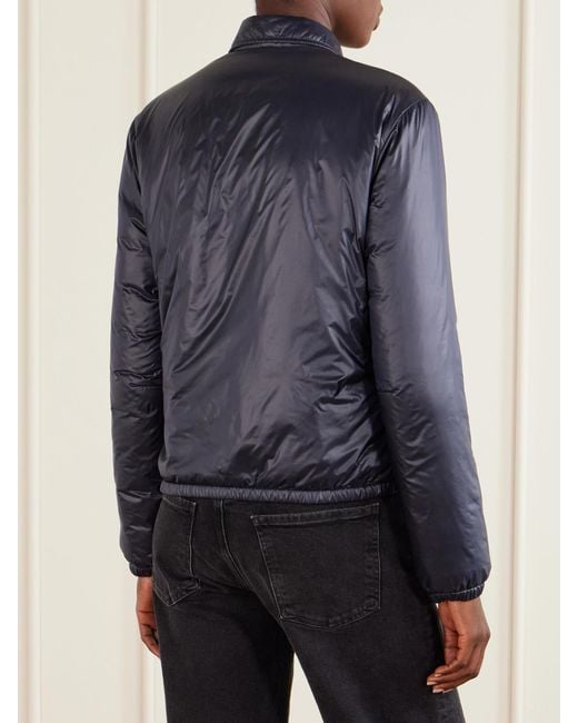 Moncler Blue Lanset Shell Down Jacket