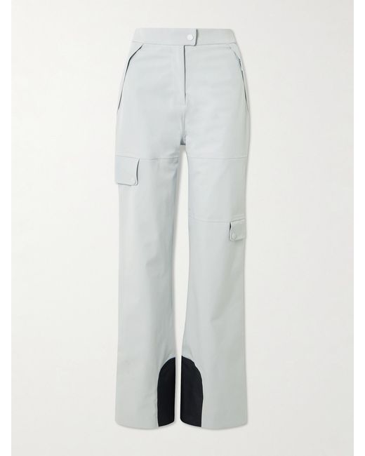 CORDOVA White Zurs Two-Tone Stretch Ski Pants