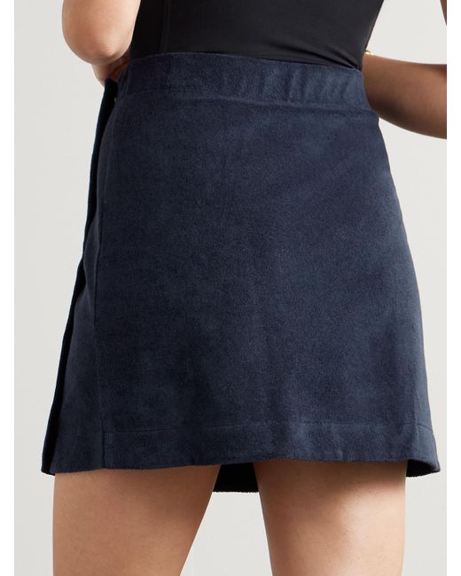 Eres Blue Spa Mini-Wickelrock Aus Baumwollfrottee