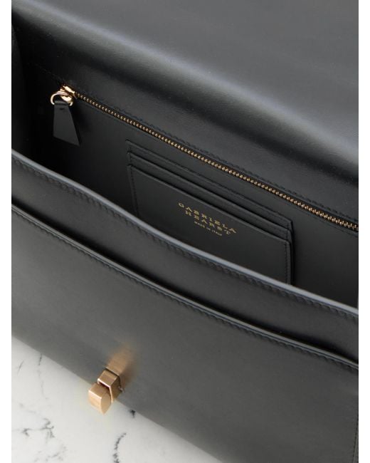 Gabriela Hearst Black Leonora Medium Leather Tote