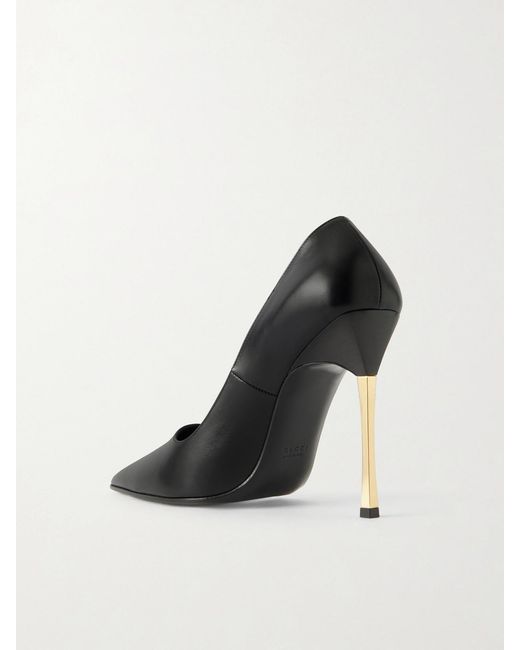 Gucci Black Bombshell Leather Pumps