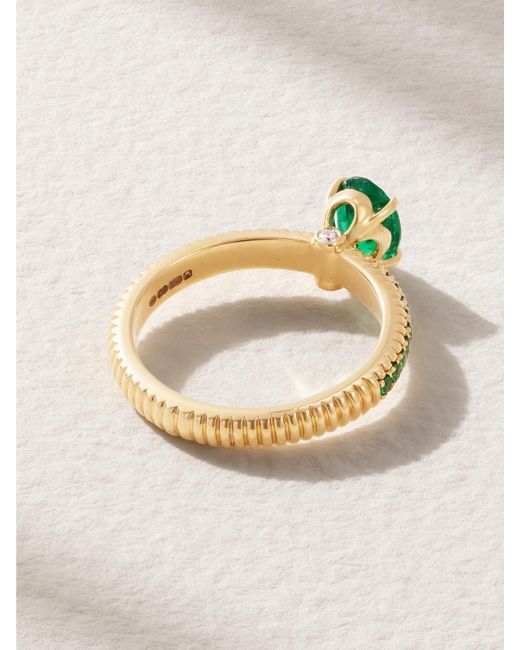 Bague En Or 18 Carats (750/1000) Et Pierres Multiples Colours Of Love Faberge en coloris Metallic