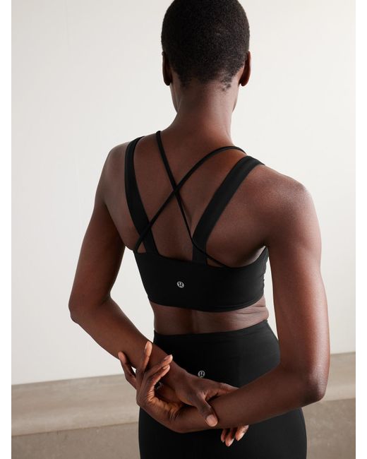 Brassière De Sport En Tissu Stretch Like A Cloud, D/Dd lululemon athletica en coloris Black