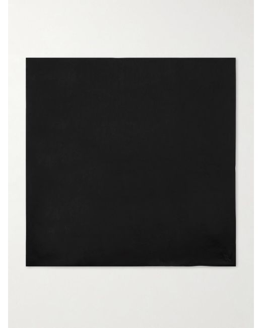 Another Tomorrow Black Tuch Aus Satin Mit Stickerei