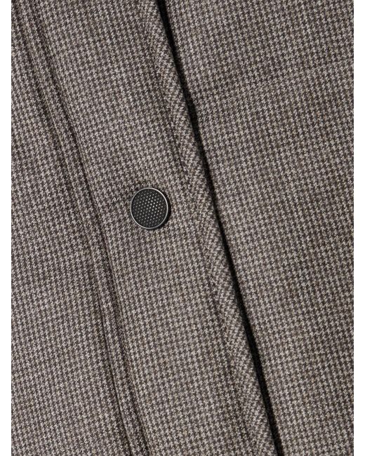James Purdey & Sons Gray Eccleston Checked Padded Merino Wool Gilet