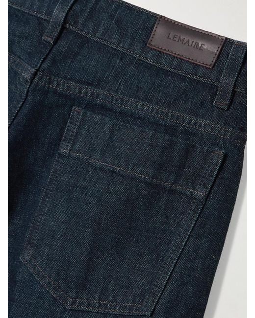 Lemaire Blue Barrel-Hose Mit Weitem Bein Aus Bio-Denim