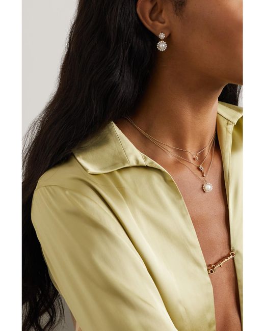 Sophie Bille Brahe Natural Jeanne Simple 14-Karat Recycled Pearl Necklace