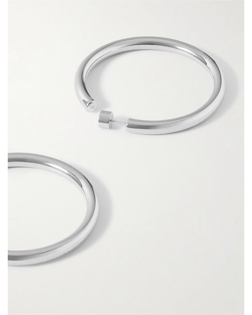 Jennifer Fisher Natural Natasha-Plated Hoop Earrings