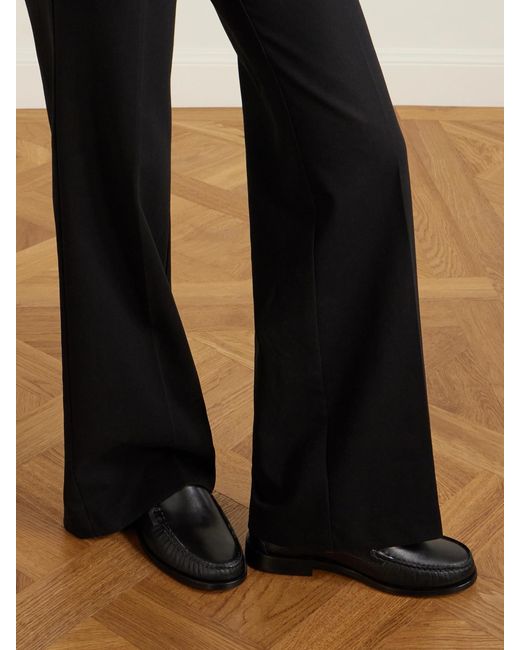 Aeyde Black Arthur Leather Loafers