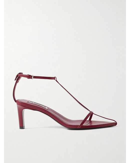 Jil Sander Pink Leather Sandals